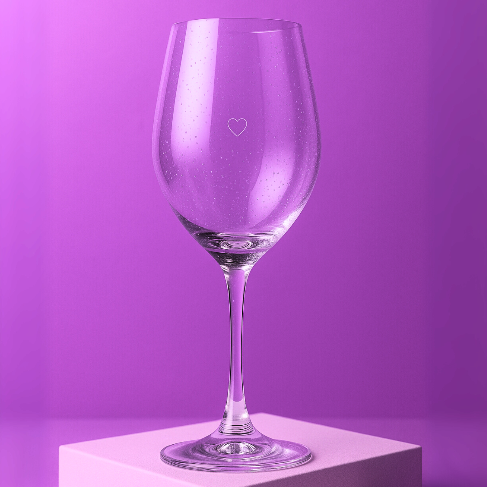 BODI Heart Wine Glass