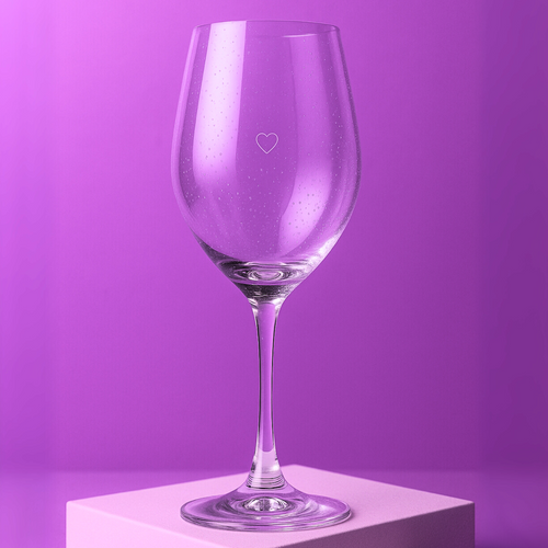 BODI Heart Wine Glass